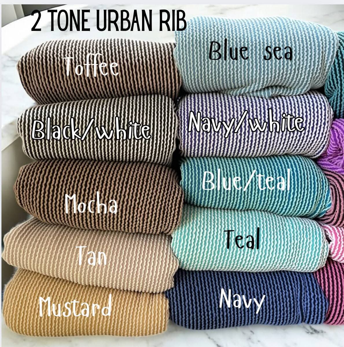 Two toned Urban rib
