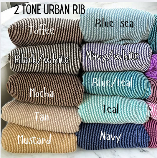 Two toned Urban rib